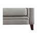 Wendover Silver Leather Upholstered Accent Chair