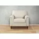 Wendover Vanilla Leather Upholstered Accent Chair