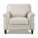 Wendover Vanilla Leather Upholstered Accent Chair