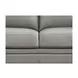 Wendover Silver Leather 62" Loveseat