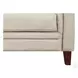 Wendover Vanilla Leather Upholstered Accent Chair