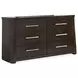 Bellamy Coffee Bean 6 Drawer Dresser