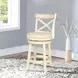 York Antique White 24" Counter Height Stool
