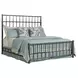Abode Sylvan Gray Queen Metal Bed