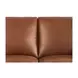 Ironvale Nutmeg Leather 62" Loveseat