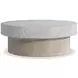 Pincio Millstone and Trevin Round Faux Stone Top Cocktail Table