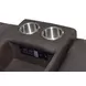Maveric Bette Coffee 79" Zero Gravity Triple Power Reclining Loveseat with Console and USB Charging