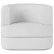 Cassat White 360 Degree Swivel Chair