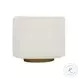 Presley Cream Velvet Swivel Accent Chair