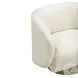 Presley Cream Velvet Swivel Accent Chair