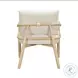 Dixie Cream Chenille Velvet Accent Chair