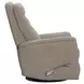 Dualis Snazzy Taupe Manual Swivel Glider Recliner