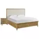 Birchaven Beige and Natural Upholstered Storage Panel Bedroom Set