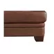 Calizor Pecan Leather Upholstered Lounge Chair