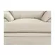 Calizor Vanilla Leather Upholstered Lounge Chair