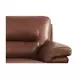 Calizor Pecan Leather 66" Loveseat
