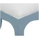 Sadie White and Blue Performance Fabric Dining Chair
