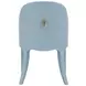 Sadie White and Blue Performance Fabric Dining Chair