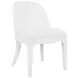 Sadie White Performance Fabric Dining Chair