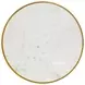 Salvador Gold Round Marble Top Side Table
