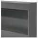Santino Gray Full Bookcase Platform Bed