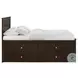 Santino Espresso Full Storage Panel Bed