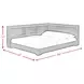 Santino Gray Full Bookcase Platform Bed