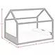 Santino White Full Montessori Bed