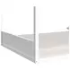 Santino White Full Montessori Bed