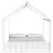 Santino White Full Montessori Bed