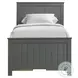 Santino Grey Twin Storage Panel Bed