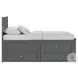 Santino Grey Twin Storage Panel Bed