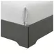 Santino Gray Full Bookcase Platform Bed