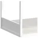 Santino White Twin Montessori Bed
