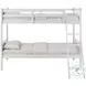 Santino White Twin Over Twin Bunk Bed
