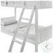 Santino White Twin Over Twin Bunk Bed