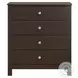 Santino Espresso Youth Panel Bedroom Set