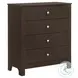 Santino Espresso Youth Panel Bedroom Set