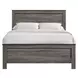 Santino Gray Full Panel Bed