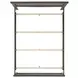 Santino Gray Full Panel Bed