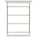 Santino White Full Panel Bed