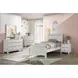 Santino White 6 Drawer Dresser and Rectangular Mirror