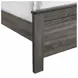 Santino Gray Twin Panel Bed