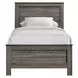 Santino Gray Twin Panel Bed