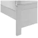 Santino White Full Panel Bed