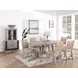 Sand Barrens Brown 66" Round Extendable Dining Table