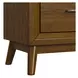 Veronica Walnut 2 Drawer Accent Cabinet