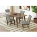 Veronica Walnut 71" Rectangular Dining Table