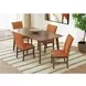 Veronica Walnut 71" Rectangular Dining Table