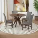 Veronica Walnut 45" Round Dining Table